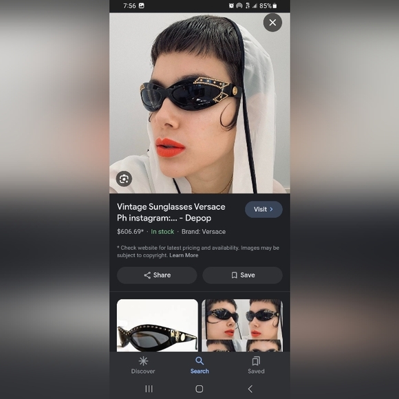 Vintage versace sunglasses "RARE!!!" - Picture 8 of 8